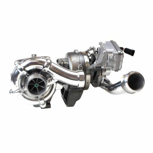 Industrial Injection - Industrial Injection XR1 Series Turbo Set 58mm/71mm Billet Upgrade for Ford (2008-10) 6.4L Power Stroke