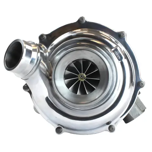 Industrial Injection - Industrial Injection AVNT3788 New XR Series Billet Upgrade Turbo 64.5MM for Ford (2017-19) 6.7L Power Stroke (10BLD TWSA Polished)