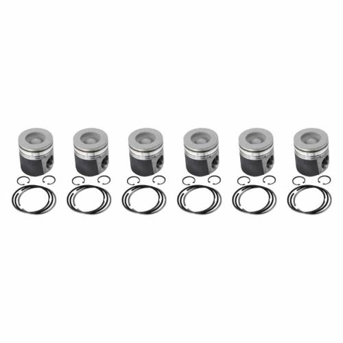 Industrial Injection - Industrial Injection Stock Balanced Piston Kit for Dodge/Ram (2003-04) 5.9L Cummins (.020)