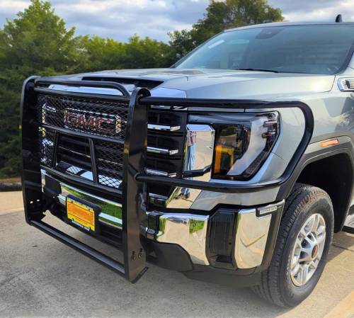 Tough Country - Tough Country Standard Brush Guard with Expanded Metal for GMC (2024) 2500 & 3500 Sierra