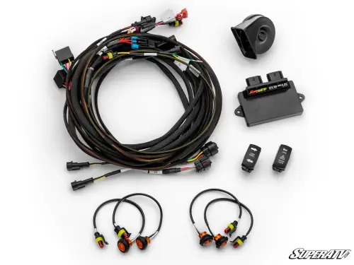 SuperATV - SuperATV Deluxe Self-Canceling Turn Signal Kit for Honda (2022-26) Pioneer 1000-5 Deluxe/Limited/Trail Models (No LED Strip Lights)