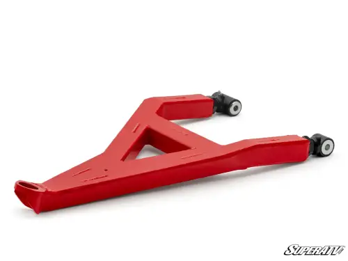 SuperATV - SuperATV Sidewinder A-Arms—1.5" Forward Offset for Polaris (2024+) RZR XP (Super Duty 300M Ball Joints) Red