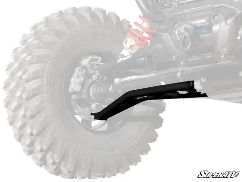 SuperATV - SuperATV High-Clearance A-Arms for Polaris (2024+) RZR XP (Adjustable, Both (Only Lower A Arms are Adjustable), Heavy-Duty 4340 Chromoly Steel) Red