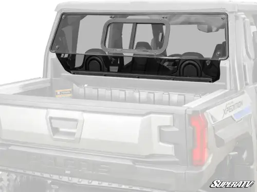 SuperATV - SuperATV Sliding Rear Windshield for Polaris (2024-26) Xpedition XP