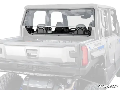 SuperATV - SuperATV Rear Windshield for Polaris (2024-26) Xpedition XP (Standard Polycarbonate - Light Tint)