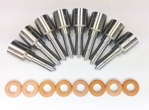 Dynomite Diesel - Dynomite Diesel Fuel Injector Nozzle Set for Chevy/GMC (2004.5-05) LLY Duramax, 30% Over
