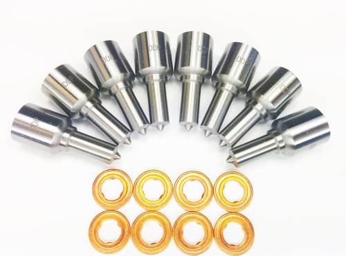 Dynomite Diesel - Dynomite Diesel Fuel Injector Nozzle Set for Ford 6.0L Power Stroke, 30% Over