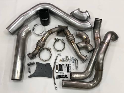 Irate Diesel Performance - Irate Diesel T4 Complete Mounting Kit for Ford (1994-97) OBS (No Turbo)