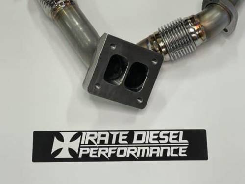 Irate Diesel Performance - Irate Diesel OBS Bellowed Up-Pipes for Chevy/GMC (1994-97) 7.3L