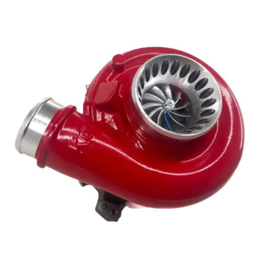 KC Turbos - KC Turbos Jetfire 13 Blade Turbo for Ford (2004-07) 6.0L Power Stroke, Stage 1 (Red)