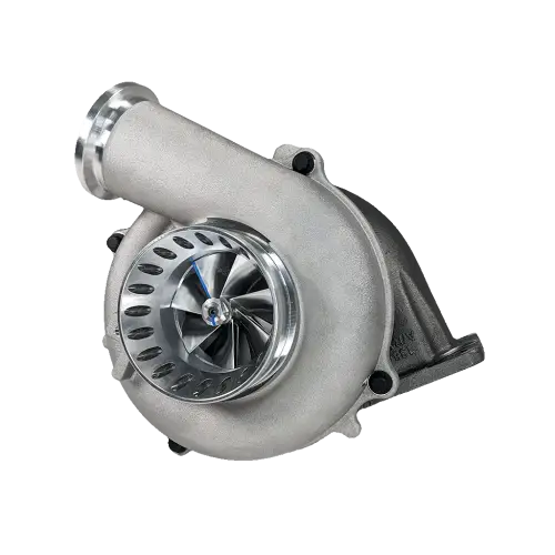 KC Turbos - KC Turbos TP38r Dual Ball Bearing Turbo for Ford (1994-98) 7.3L Power Stroke OBS, Stage 3 (Metal 3.5")