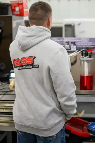 FASS Diesel Fuel Systems - FASS OG Grey Hoodie - Medium