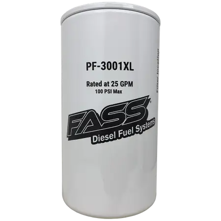 FASS Diesel Fuel Systems - FASS Extended Length Particulate Filter for Dodge/Ram / Chevy/GMC / Ford / Nissan / SEMI (1989-24)
