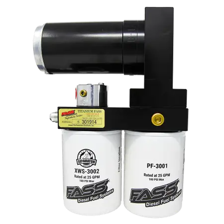 FASS Diesel Fuel Systems - FASS Titanium Signature Series Diesel Fuel System for Ford (2017-22) 6.7L Power Stroke, 250 F 220GPH, 700-900hp (65 PSI)