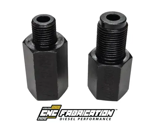 CNC Fabrication - CNC Fabrication 4R100 Transmission Cooler Bypass Fittings for Ford (1998.5-03) 7.3L Power Stroke