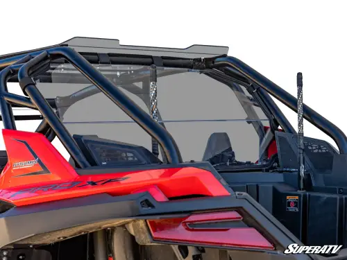 SuperATV - SuperATV Rear Windshield for Polaris (2020+) RZR Pro XP, 4 Seat (Standard Polycarbonate - Dark Tint)