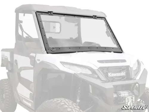 SuperATV - SuperATV Maxdrive Power Flip Windshield for Kawasaki (2024+) Ridge