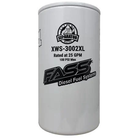 FASS Diesel Fuel Systems - Copy of FASS Fuel Systems Extended Length Extreme Water Separator Filter for Dodge/Ram / Chevy/GMC / Ford / Nissan / SEMI (1989-24)