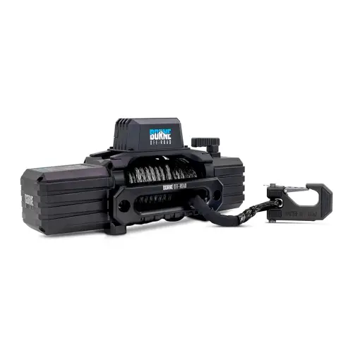 Borne Off-Road - Borne Off-Road 12K Electric Winch with Synthetic Rope (Black)