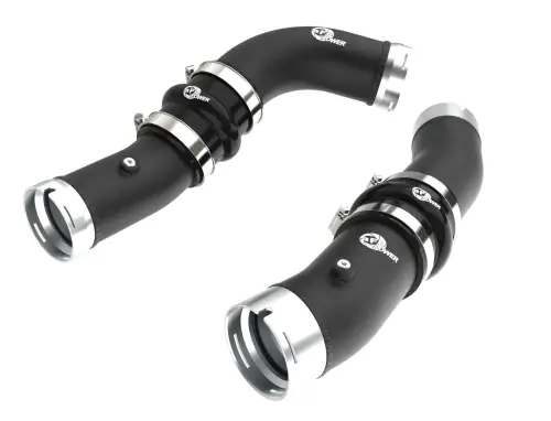 aFe - aFe Power BladeRunner 2.5" & 3" Aluminum Hot and Cold Charge Pipe Kit for Toyota (2024) L4-2.4L [td] Tacoma (Black)