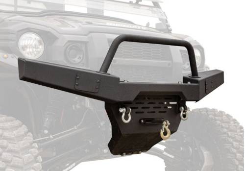 SuperATV - Copy of Kawasaki Mule Pro Winch Ready Front Bumper