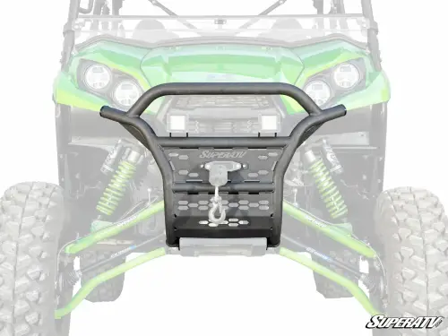 SuperATV - SuperATV Winch-ready Tubed Front Bumper for Kawasaki (2021+) Teryx S