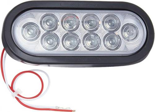 Ranch Hand - Ranch Hand LED 6" Oval Light, Clear (EA) - Universal