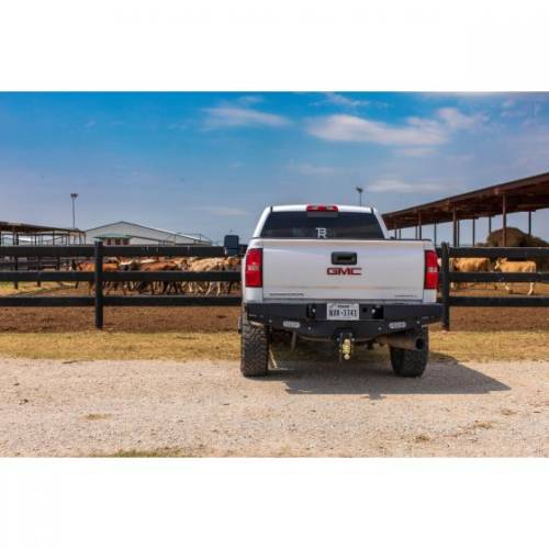 Ranch Hand - Ranch Hand Sport Series Rear Bumper for Chevy/GMC (2015-19) 2500 HD / 3500 HD (Lighted with Sensor Plugs)