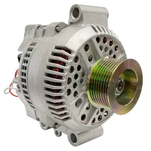 Hagemeister Enterprises - Hagemeister High Output 130amp Alternator for Ford (2003-07) 6.0L Power Stroke (1 Wire) Driver Side