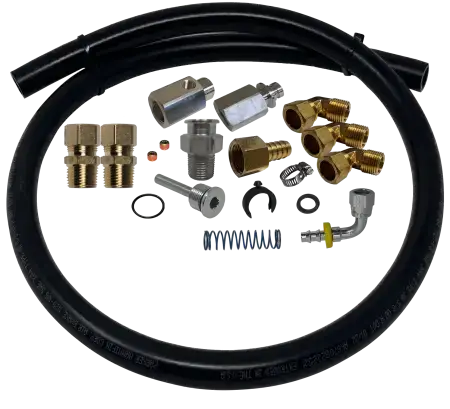 FASS Diesel Fuel Systems - FASS PACCAR Fuel Line Adapter Kit for Trucks w/out Frame Mounted Water Separator for SEMI (1989-24)
