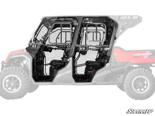 SuperATV - SuperATV Convertible Cab Enclosure Doors for Honda (2023-24) Pioneer 1000-6
