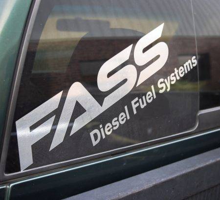 FASS Diesel Fuel Systems - FASS Double XL FASS Chrome Decal