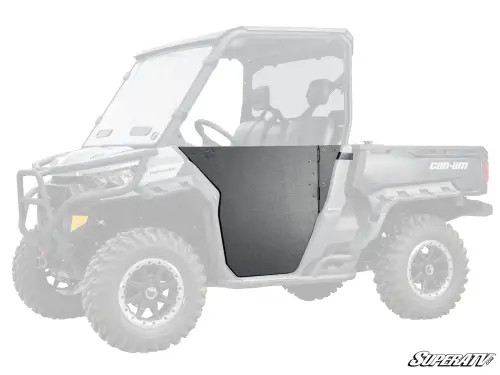 SuperATV - SuperATV HDPE Half Doors for Can-Am (2016-24) Defender Max