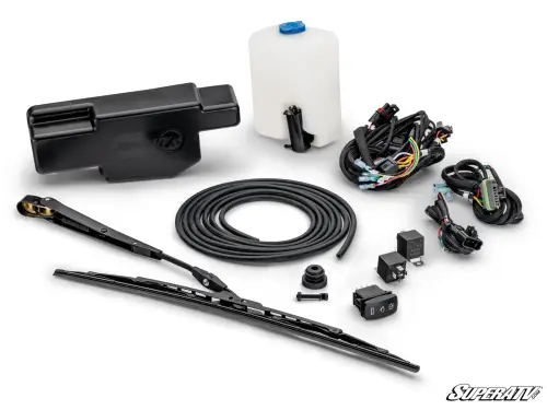 SuperATV - SuperATV Electric UTV Windshield Wiper for Maxdrive Power Flip Glass Windshields (FGWS-CA-DEF)