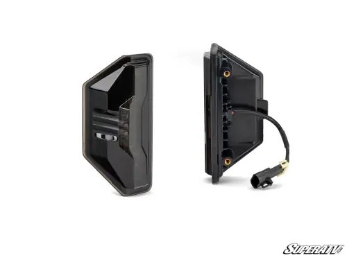 SuperATV - SuperATV Up & Running LED Taillight Assembly for Polaris (2013-24) Ranger (Smoked Lens)