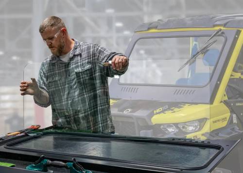 SuperATV - SuperATV Replacement Glass Windshield Kit for GWS-CA-X3