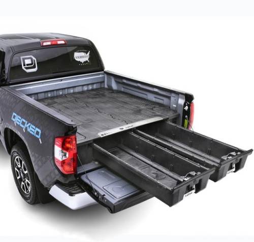 Decked - DECKED Truck Bed Storage Drawers & Accessories for Nissan (2016-24) Titan w/ Decked Out Package (5 FT 7 Inch Bed)