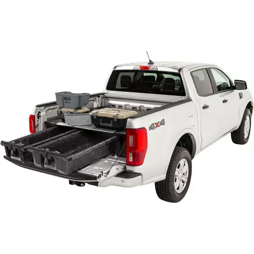 Decked - DECKED Truck Bed Storage Drawers & Base Accessory Pack for Toyota (2022-24) Tundra w/ Decked Out Package (6 FT Bed)