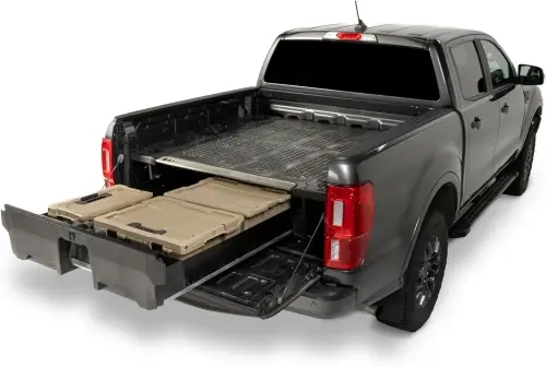 Decked - DECKED Truck Bed Storage Drawers & Base Accessory Pack for Nissan (2022-24) Frontier w/ Decked Out Package (6 FT 1 Inch Bed)
