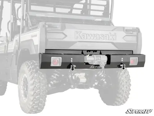 SuperATV - SuperATV Winch Ready Rear Bumper for Kawasaki (2015-24) Mule
