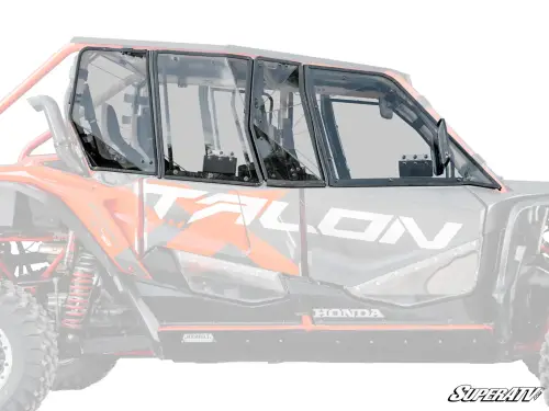 SuperATV - SuperATV Hard Cab Enclosure Upper Doors for Honda (2020-24) Talon 1000-4