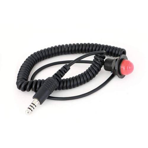Rugged Radios - Rugged Radios Quick Disconnect Push to Talk Buttons (3 Foot Quick Disconnect Adapter Cable)