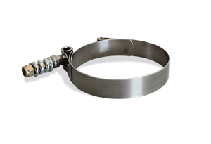 DieselSite - DieselSite Spring Loaded T-Bolt Band Clamps for Boots and Hoses (2.5" Inner Pipe Diameter)