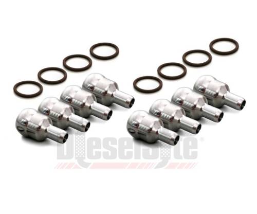 DieselSite - DieselSite High Pressure Oil Rail Nipple Kit for Ford (2003-07) 6.0L Power Stroke (8 - Nipples)