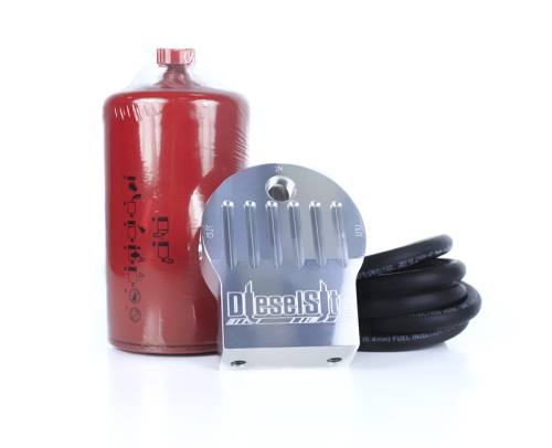 DieselSite - DieselSite Remote Fuel Filter Kit for Chevy/GMC (1994-00) 6.5L Diesel (Use Existing Bracket)