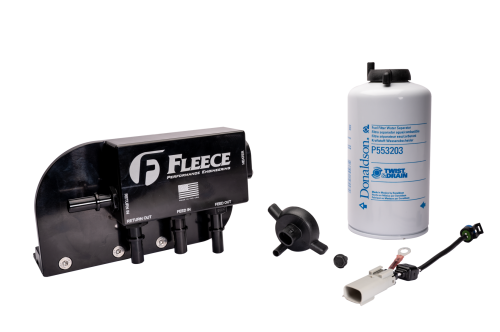 Fleece - Fleece Performance Under Bed Fuel Filter Assembly for Ford (2017-26) F-250/F-350/F-450/F-550 6.7L Power Stroke