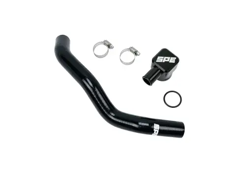 SPE Motorsport - SPE Motorsport Degas Bottle Hose & Adapter Kit for Ford (2011-19) 6.7L Power Stroke