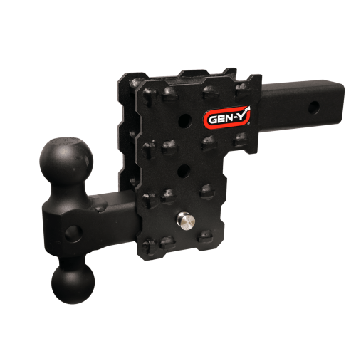 GEN-Y Hitch - GEN-Y Hitch PHANTOM-X 10K Drop Hitch (2″ Shank), Platinum Ball Mount