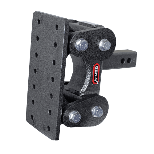 GEN-Y Hitch - GEN-Y Hitch The Boss (Torsion Flex) Pintle Plate (2″-3″ Shank), 2 1/2" Receiver (21K), 15" Drop (7 Adjustable Positions)