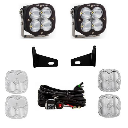 Baja Designs - Baja Designs XL Sport A-Pillar Light Kit for Can-Am (2017-24) Maverick X3, Driving/Combo Light Pattern, Clear Lens